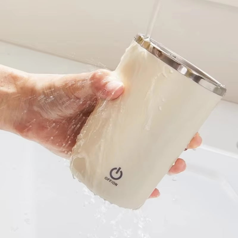 350Ml Self-Stirring Mug Stainless Steel Thermal Insulation USB Rechargeable Auto Magnetic Mug Waterproof Self Mixing Coffee Cup