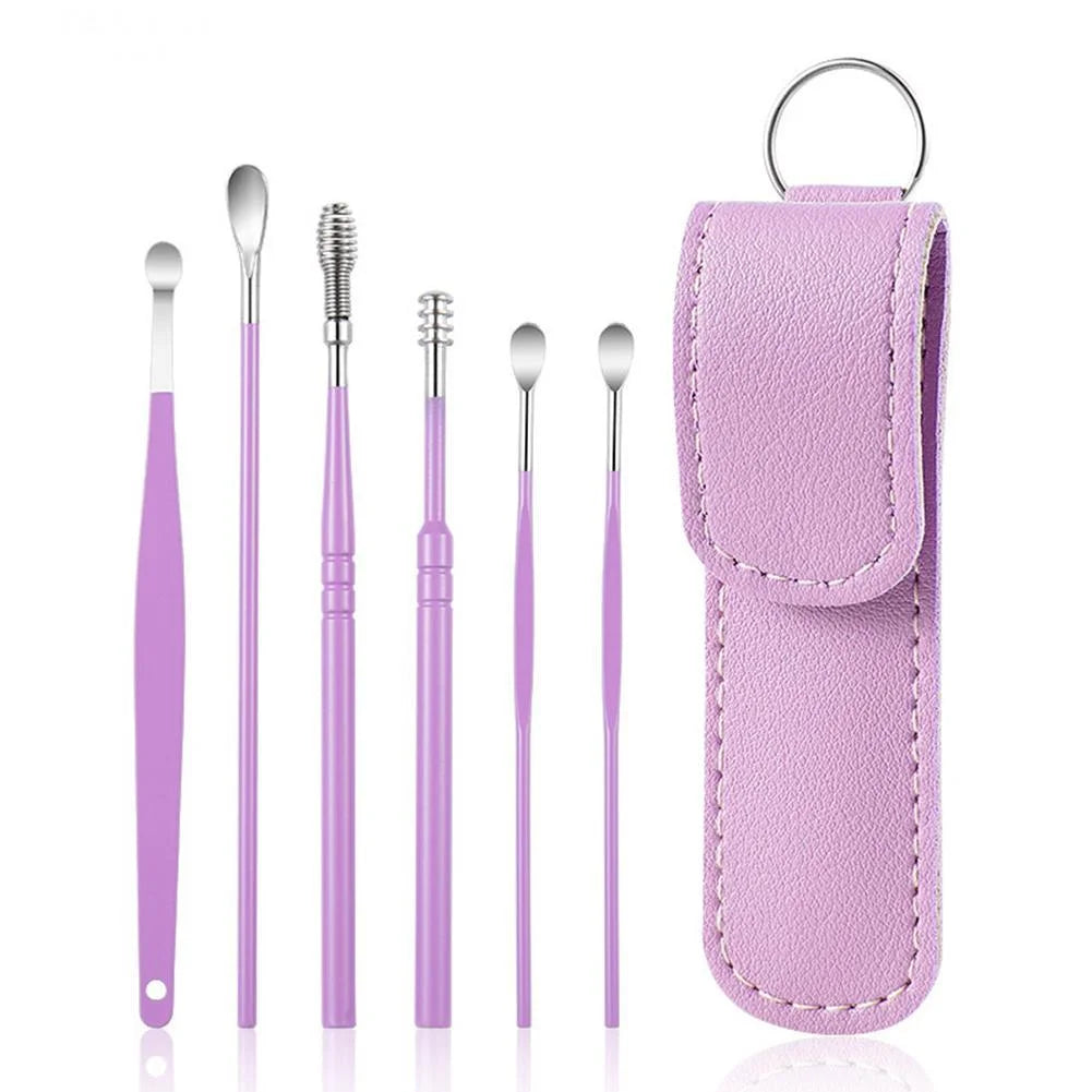 Ear Cleaner Wax Removal Tools Earpick Sticks Wax Remover Curette Ear Pick Spoon Z9T8