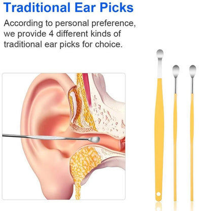 Ear Cleaner Wax Removal Tools Earpick Sticks Wax Remover Curette Ear Pick Spoon Z9T8