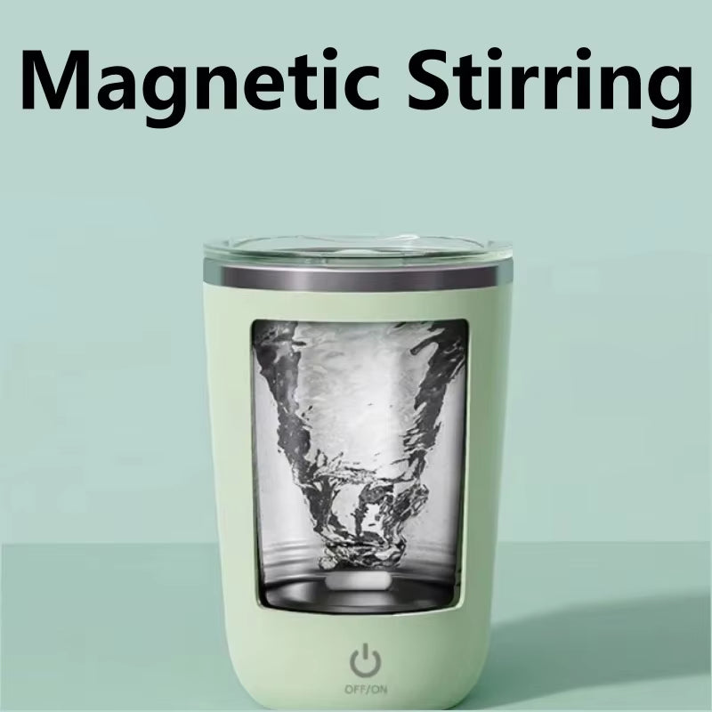 350Ml Self-Stirring Mug Stainless Steel Thermal Insulation USB Rechargeable Auto Magnetic Mug Waterproof Self Mixing Coffee Cup