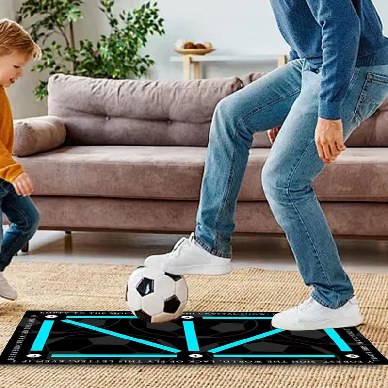 Soccer Training Mat Silent Shock Absorption Soccer Mat Football Skills Training Ball Control Soccer Accessories Non-Slip
