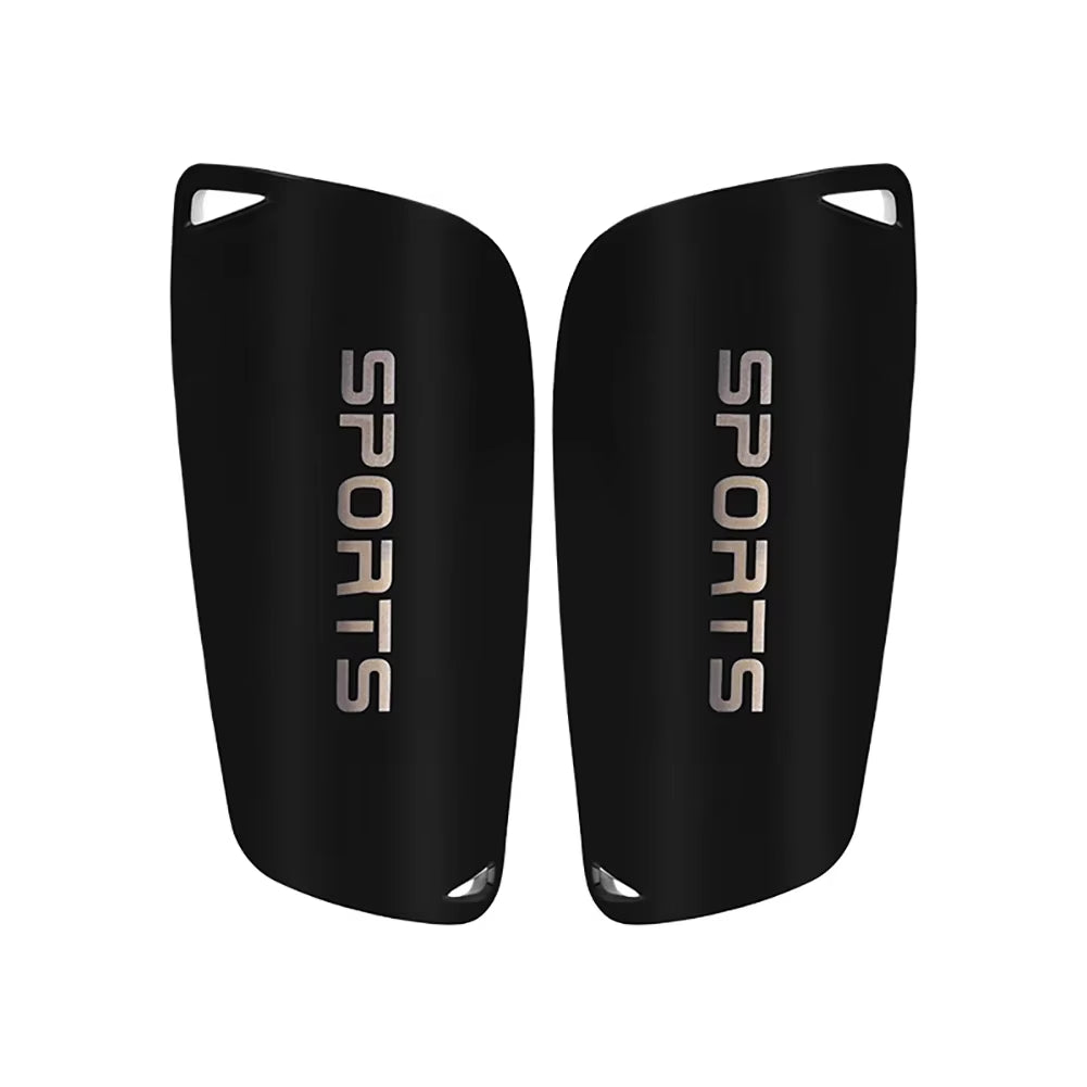 2Pcs Football Shin Holder Soccer Shin Pad Cover Leg Protector Leg Guard Kids Boy Men Black White Shin Pad Sportswear Accessory