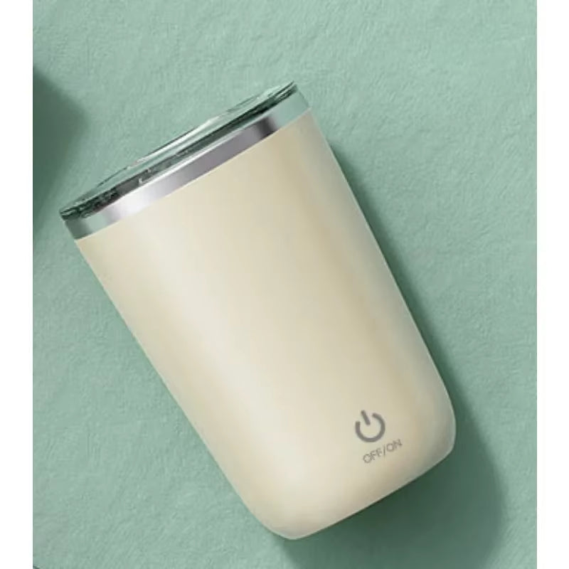 350Ml Self-Stirring Mug Stainless Steel Thermal Insulation USB Rechargeable Auto Magnetic Mug Waterproof Self Mixing Coffee Cup