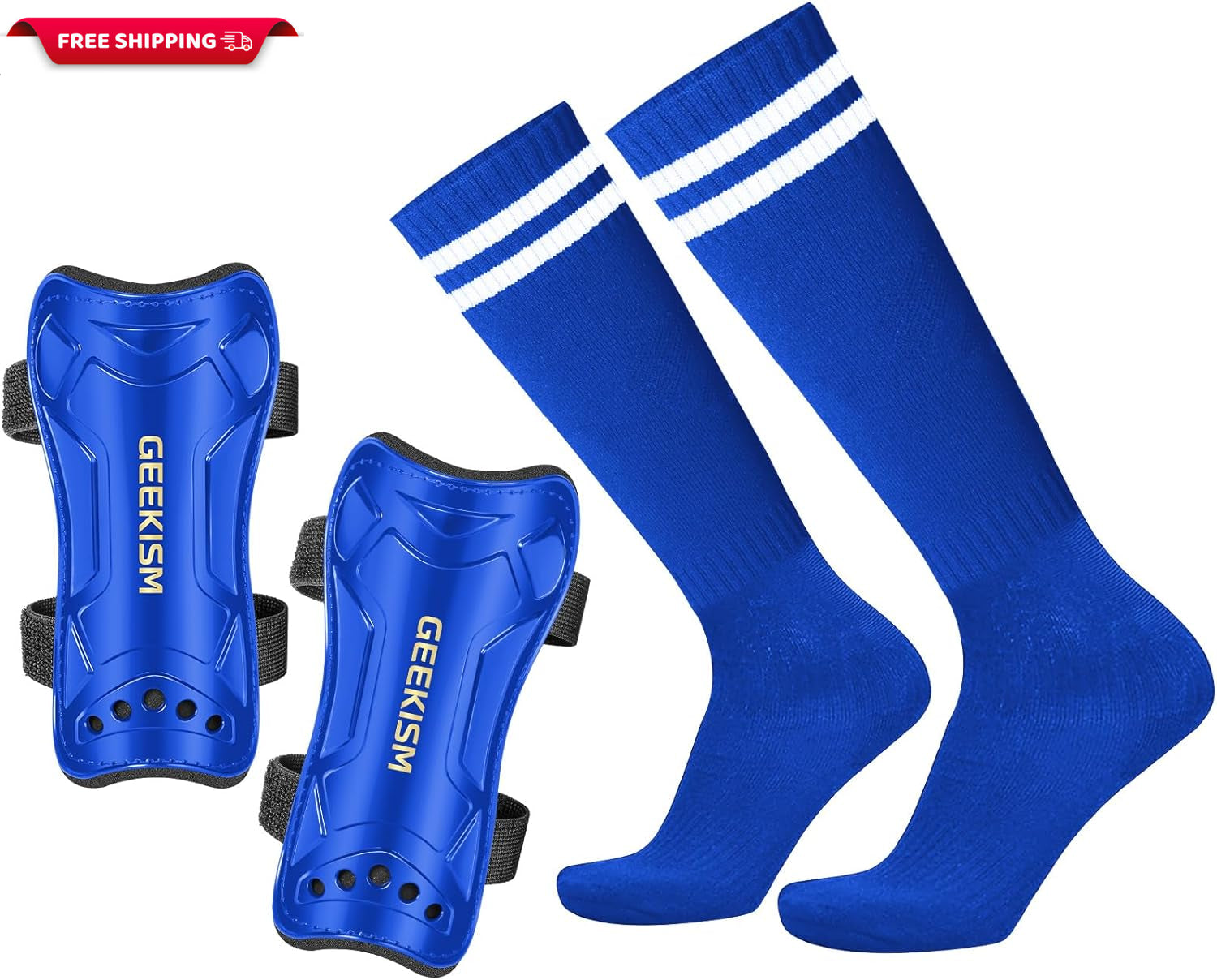 Soccer Shin Guards for Youth Kids Toddler, Protective Soccer Shin Pads & Sleeves