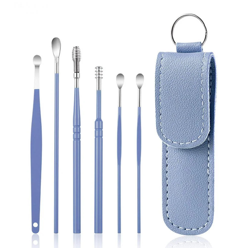 Ear Cleaner Wax Removal Tools Earpick Sticks Wax Remover Curette Ear Pick Spoon Z9T8