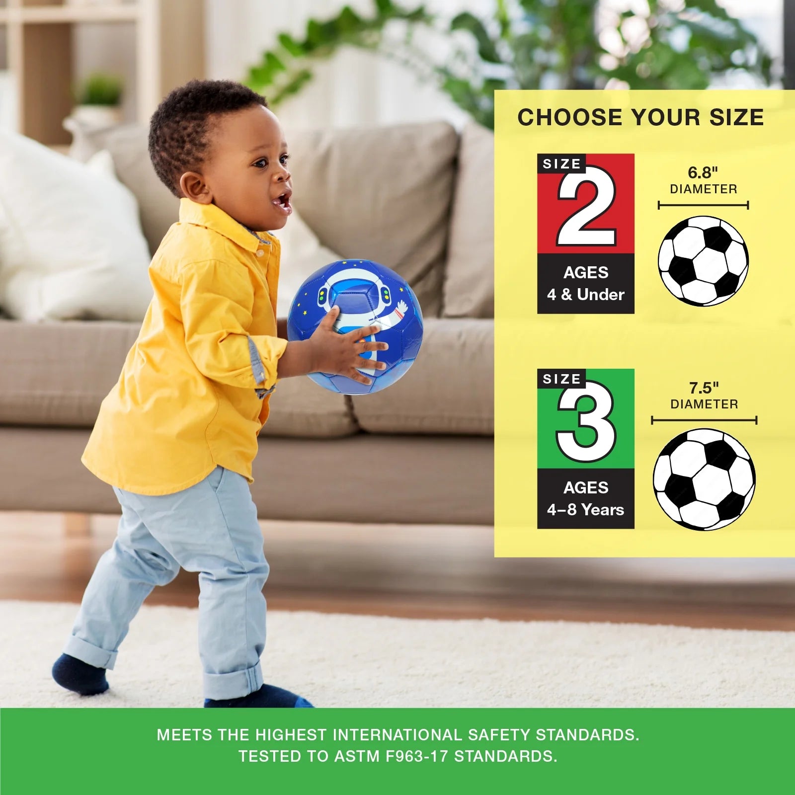 Soccer Ball Size 3, Soft Thick Durable TPU Cover, Kids' Soccer Ball, Soccer Sports Ball with Pump, Black/White, Size 3, Pack of 2