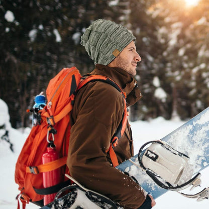 Slouchy Beanie for Men Winter Hats for Guys Cool Beanies Mens Lined Knit Warm Thick Skully Stocking Binie Hat