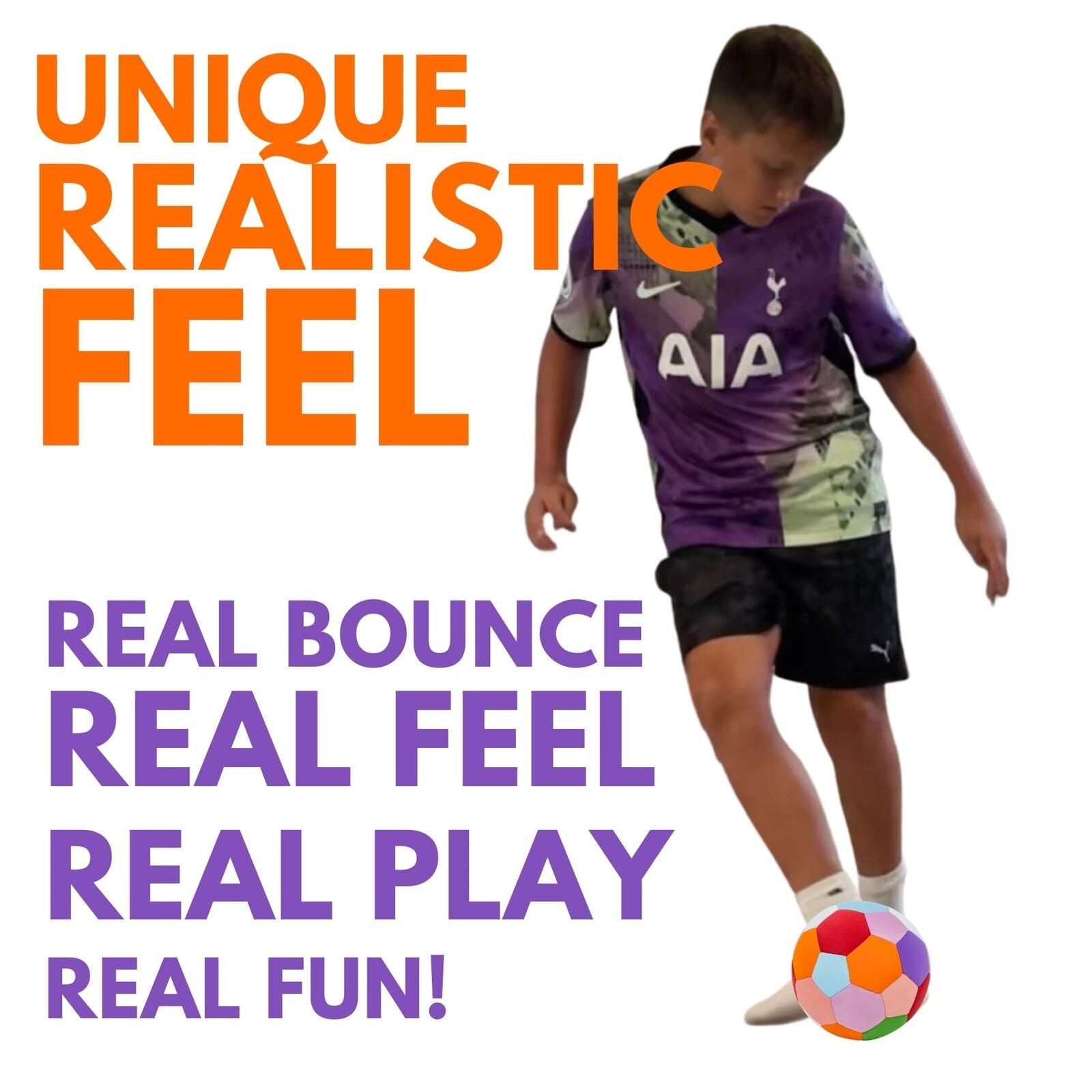 The House Ball - the Original Soft and Safe Indoor Soccer Ball Size 4 - Creat...