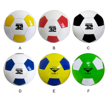 Smooth Handling Size 5 Soccer Ball for Training and Competition Football Outdoor Adult Kids White Red